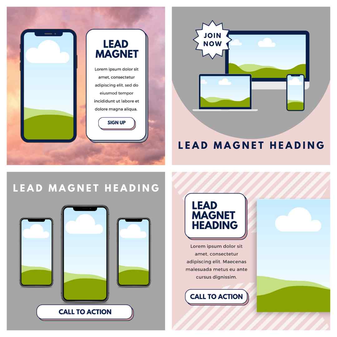 Instagram Templates Lead Magnets